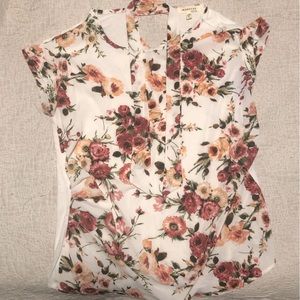 Monteau Maternity blouse floral pink